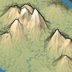 More mountains produced with worley noise